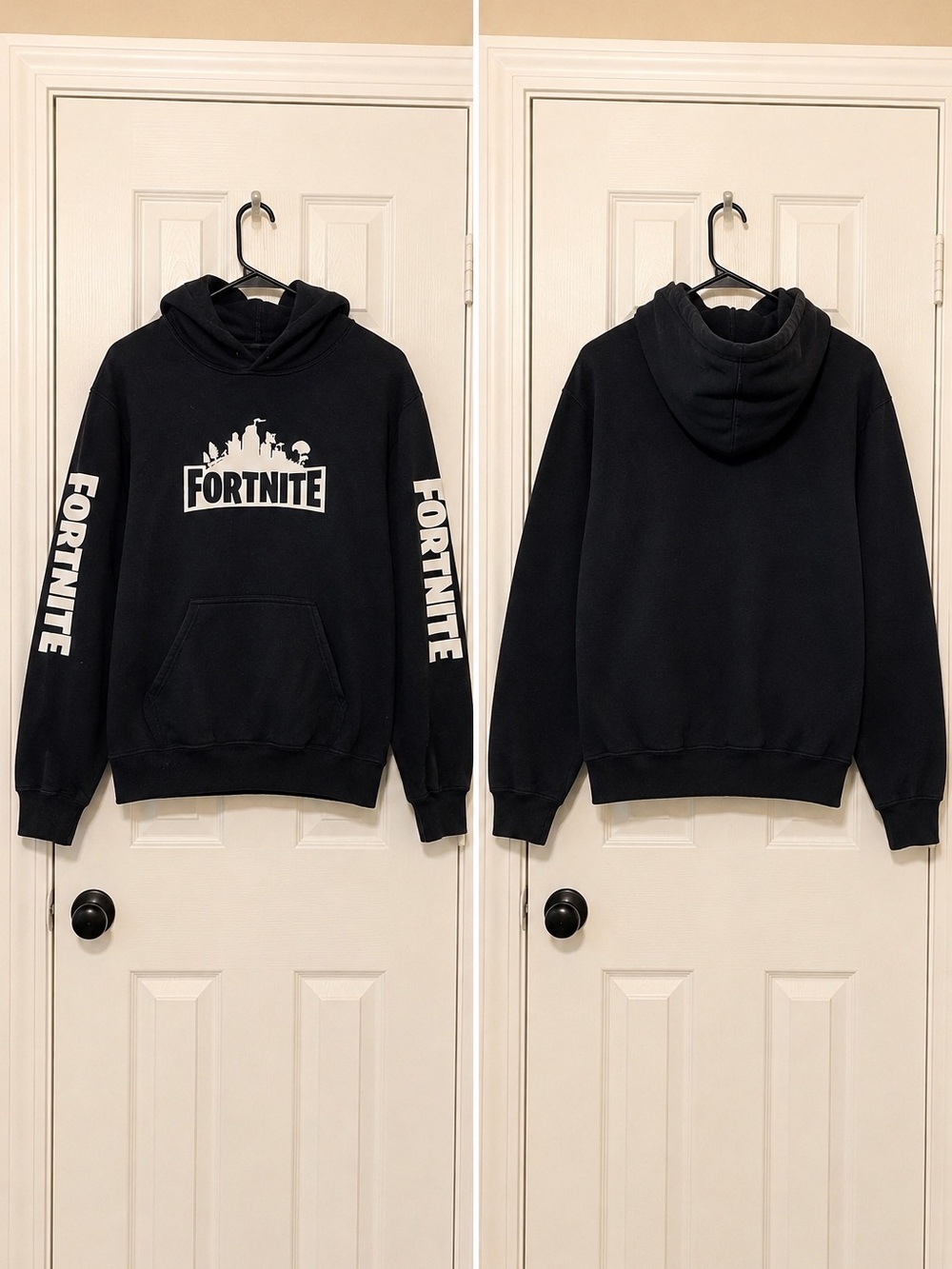 Men’s Retro Fortnite black hoodie size M